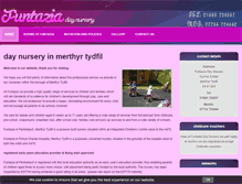 Tablet Screenshot of funtaziadaynursery.com